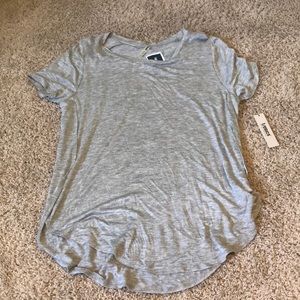 grey long t-shirt